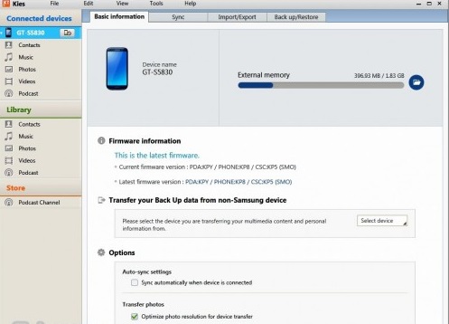 Free Download Samsung Kies 2. 6
